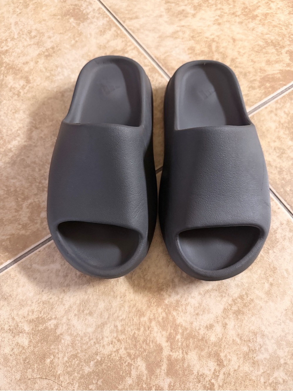Yeezy Slide Sandals in Black
